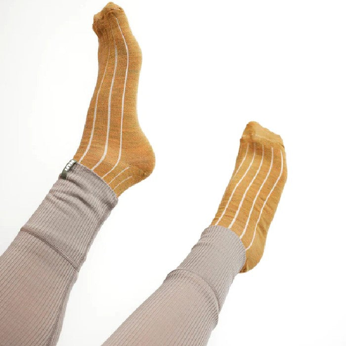 NUI Organics - Merino Adult Nature Socks Ochre