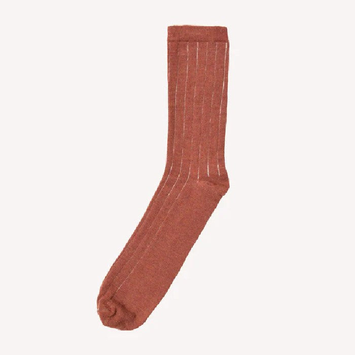 NUI Organics - Merino Adult Nature Socks Rust