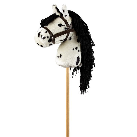 Hobby horse white spotted