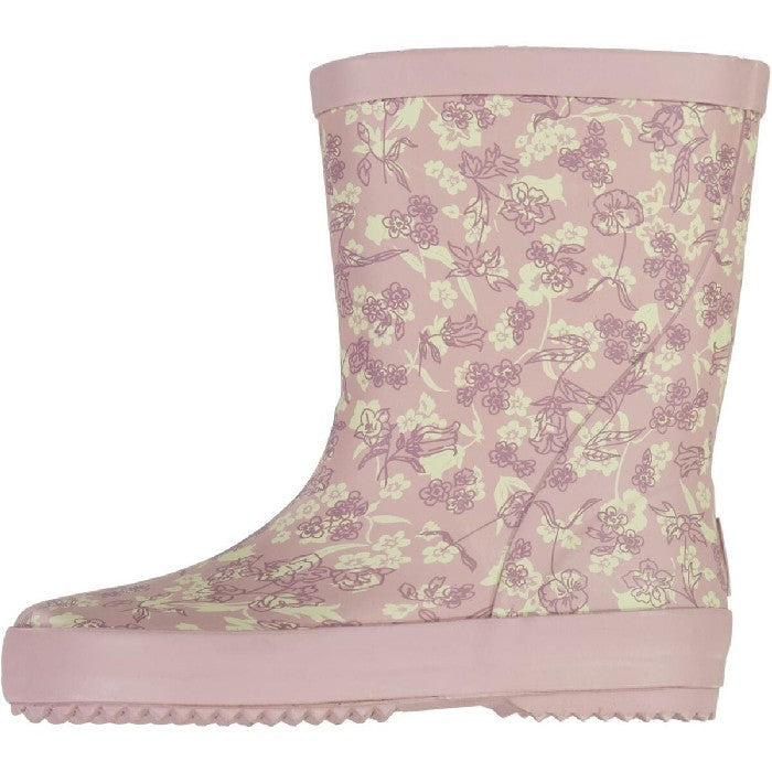 Wheat - Rubber Boot Alpha Print Rose Flowers